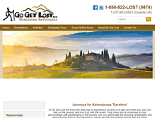 Tablet Screenshot of gogetlost.com